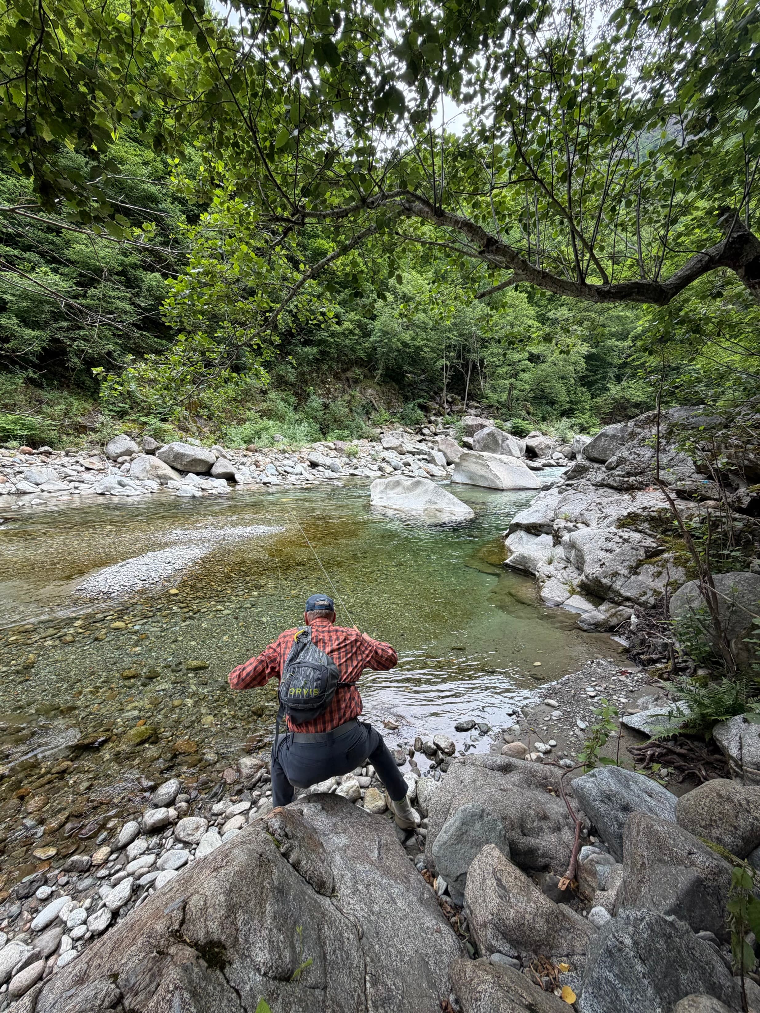 Pesca a mosca in Mastallone -riserva la Selva